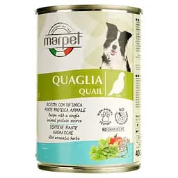 Влажный корм для собак Marpet Aequilibriavet, с перепелом, 410 г