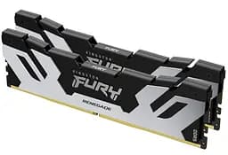 Модуль пам'яті Kingston Fury DDR5 64GB (2x32) 6400MHz Renegade Silver XMP (KF564C32RSK2-64)