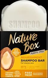 Твердий шампунь Nature Box для живлення волосся з аргановою олією холодного віджиму 85 г - мініатюра 2