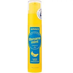 Зубная паста Solident Banana-mint с фтором 1450 ppm 60 мл