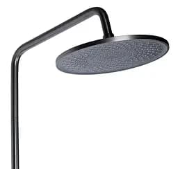 Душова система універсальна Qtap Vlasta New Gunmetal Black PVD з виливом QTVLA111GMB45651 - мініатюра 5
