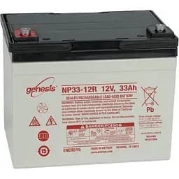 Аккумулятор стационарный Genesis AGM NP33-12 (+/-) 33Ah 12V клемма под болт