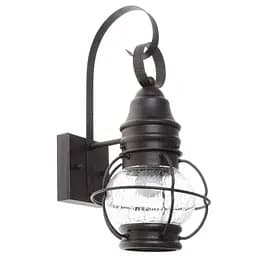 Светильник Brille настенный фасадный лофт GL-100 AM BK