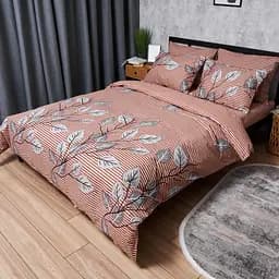 Підковдра Moon&Star Бязь Gold Люкс Autumn Leaves King Size 220x240 см