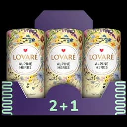 Смесь травяного чая Lovare Alpine Herbs 240 г (3 шт. х 80 г)