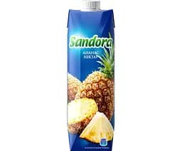 Sandora, 0,95 л, Нектар натуральний Ананасовий Сандора