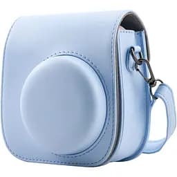 Чохол для фотоапарата Fujifilm Instax Mini 12/11 з кишенькою Блакитний