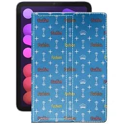 Чохол StatusCASE з екошкіри для планшету Apple iPad Mini 6 2021 Фешн блакитний