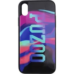 Чохол-накладка PUZOO Glass Printing with TPU Visions iPhone X Black