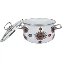 Каструля емальована Idea Home Indian 2.1 л 16 см (6832784) - мініатюра 2