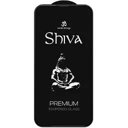 Захисне скло Shiva (Full Cover) для Apple iPhone 14 Pro Max (6.7) Чорний - мініатюра 2
