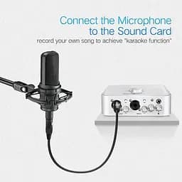 Мікрофонний кабель UGREEN AV130 подовжувач XLR Male to Female Microphone Cable 2 м Black (20710) - мініатюра 4