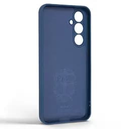 Силиконовый чехол для Samsung Galaxy S23 FE 5G (SM-S711), Icon Ring, синий, панель-накладка, с кольцом-подставкой на 360°, противоударный, возможность использования магнитных держателей, ArmorStandart (ARM72789) - мініатюра 2