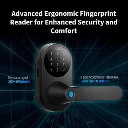 Розумний замок Aqara Lock U300 Black (DL-D02D) EU [128565] - мініатюра 5