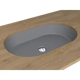 Умивальник Miraggio Rome mirastone gray 0000997, Сірий