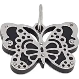 Золотая подвеска Столичная Ювелирная Фабрика с ониксом. 421618БО