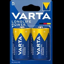 Батарейка Varta Long Life Power Alkaline Bli 2 шт. (04920121412)