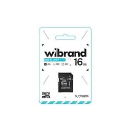 Карта пам'яті Wibrand 16GB microSD class 10 UHS-I (WICDHU1/16GB-A) - мініатюра 2