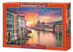 Пазл Castorland puzzle Венеция на закате, 500 эл. (B-52479)