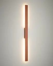 Світильник вуличний настінний Nowodvorski 11557 Demi LED M 1x18W 3000K 1200Lm IP54 цегляний - мініатюра 2