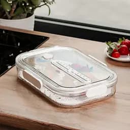 Контейнер для зберігання продуктів 32.5*22.5*6 см, білий Yiwu HP-27-6 - мініатюра 22