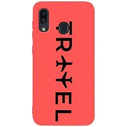 Чохол-накладка Toto Matt TPU 2 mm Print Case Samsung Galaxy A20/A30 #45 Travel Orange