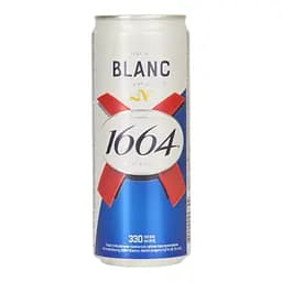 Пиво Kronenbourg 1664 Blanc with a hint of citrus світле 4.8% з/б 0.33 л (744358) - мініатюра 4