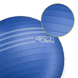 М'яч для фітнесу (фітбол) 4FIZJO 55 см Anti-Burst Blue (P-5905973404723) - мініатюра 10