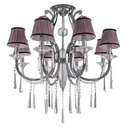 Люстра стельова Brille з абажуром E14 60W CH (BCL-306S/8)