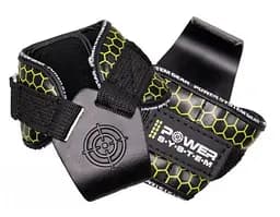Крюки для тяги на запястье Power System PS-3360 Hooks V2 Black/Yellow L (PS_3360_Black/Yellow L)