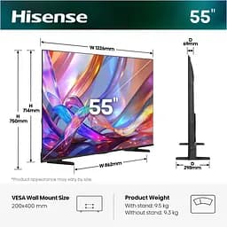 LED-телевізор Hisense 55E7S (7263482) - мініатюра 2