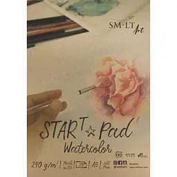 Склейка для акварелі STAR T 240г/м2 20л натуральний білий SM-LT Art