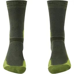 Шкарпетки Bridgedale Mountain Bike Summer Weight T2 Coolmax Sport Boot Dark Green/Light Green L (1053-710357.334.L) - мініатюра 2