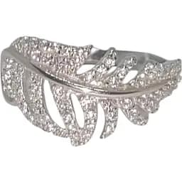 Срібне кільце Імперія золота з фіанітами. Артикул КВ1388С 18