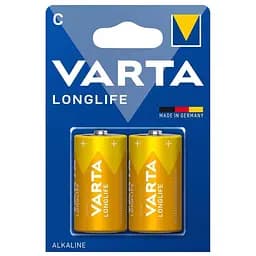 Батарейка Varta Longlife C (LR14) лужна 1.5V 2 шт.(5958)