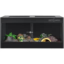 Тераріум з ПВХ Repti-Zoo Terrarium PVC 90x45x45 см (CN904545PN) з скляними дверцятами для рептилій і амфібій