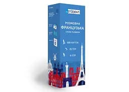 Настольная игра English Student Карточки для изучения разговорного французкого языка English Student (укр.) (59122619)