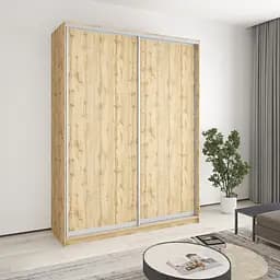 Шафа-купе дводверна MebelStar Уні AL 2ДСП 180x60x240 см Дуб тахо (MBS-3955)