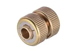 Муфта ремонтна латунна для поливального шланга сполучна Intertool Storm 1/2 x 1/2