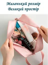Органайзер-сумка для спорту та подорожей LoveYouHome прозора 20.5х7х13 см рожева (59053) - мініатюра 5