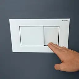 Клавіша змиву Geberit Sigma40 Square білий 115.629.SI.1, Білий - мініатюра 2