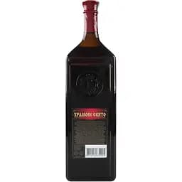 Вино Strong Wine Храмове Свято ординарне столове напівсолодке червоне 13% 0.7 л - мініатюра 3