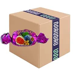 Цукерки Аметист Плюс Інжир з волоським горіхом в глазурі 1 кг