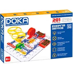 Конструктор електронний Doka Енергія звуків 201 схема