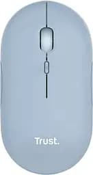 Trust Миша Puck Rechargeable Ultra-Thin BT WL Silent Blue