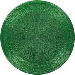 Плейсмат Elendekor Бісер 35 см зелений (877-089)