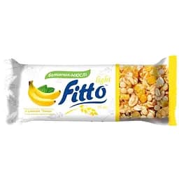 Батончик-мюслі Fitto Light банан глазирований 25 г