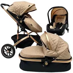 Универсальная коляска-трансформер 3 в 1 Maxibaby IQ - Beige (90878)