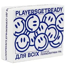 Настольная игра PLAYERSGETREADY Психологическая игра для всех (60 карточек) (укр.) (Everyone#Ua)