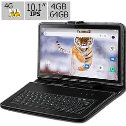 Планшет-телефон Adronix S 464 LTE Black IPS 10.1'' 4GB/64GB + Чохол-клавіатура - мініатюра 2